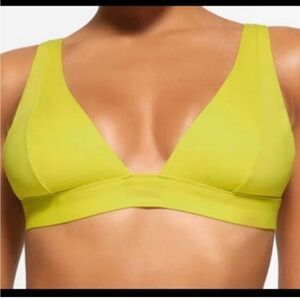 SKIMS NEW 4X Citrus Plunge Swim Top‎